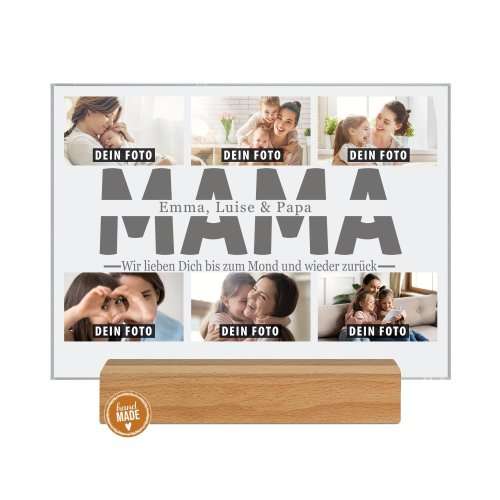 Bild von   fotoaufsteller mit fotocollagejpg | fotogeschenkideende 🎀 Geschenke mit eigenem Foto Motiv o Text