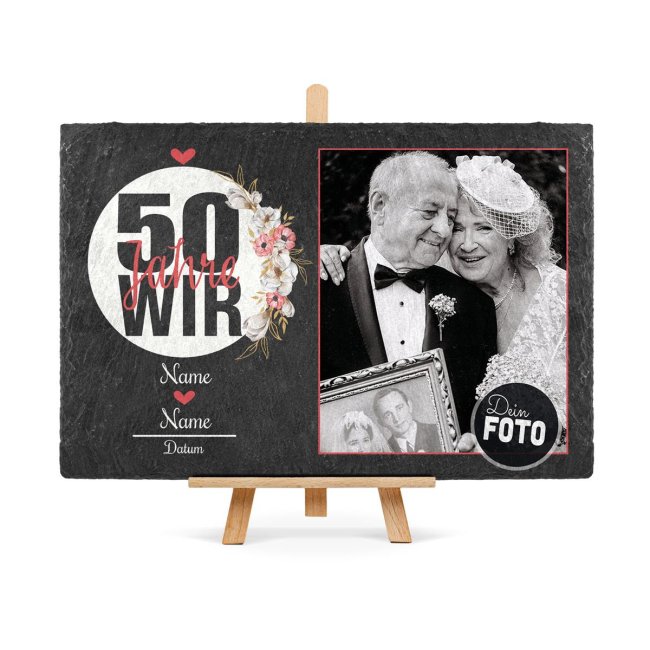 Bild von   foto auf schieferstein  jajpg | fotogeschenkideende 🎀 Geschenke mit eigenem Foto Motiv o Text