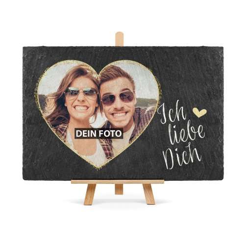 Bild von   schiefersteinplatte mit fotojpg | fotogeschenkideende 🎀 Geschenke mit eigenem Foto Motiv o Text