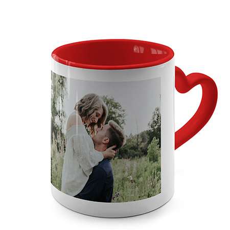Bild von   herztasse mit foto rotjpg | fotogeschenkideende 🎀 Geschenke mit eigenem Foto Motiv o Text