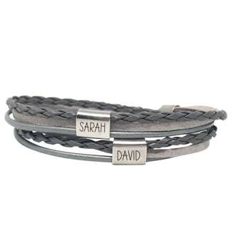 Bild von   wickelarmband mit zwei wunschtjpg | fotogeschenkideende 🎀 Geschenke mit eigenem Foto Motiv o Text