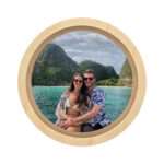 Bild von   fotomagnet holzrahmen mit eijpg | fotogeschenkideende 🎀 Geschenke mit eigenem Foto Motiv o Text