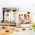 Bild von   quadratische keksdose mit genejpg | fotogeschenkideende 🎀 Geschenke mit eigenem Foto Motiv o Text