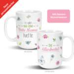 Bild von   xl tasse es gibt nur eine bejpg | fotogeschenkideende 🎀 Geschenke mit eigenem Foto Motiv o Text