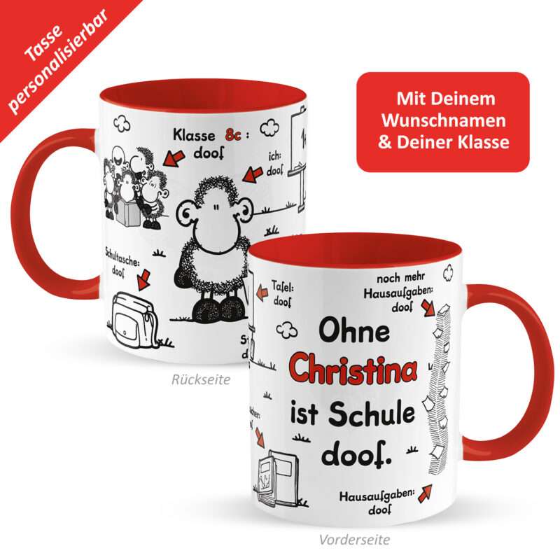 Bild von   tasse zum schulanfang ohnejpg | fotogeschenkideende 🎀 Geschenke mit eigenem Foto Motiv o Text