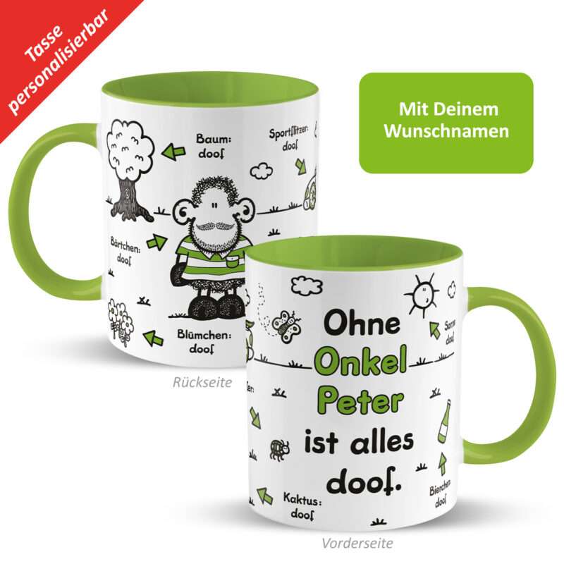 Bild von   tasse ohne onkel ist alljpg | fotogeschenkideende 🎀 Geschenke mit eigenem Foto Motiv o Text