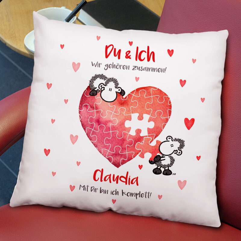 Bild von   kissen fuer verliebte mit dijpg | fotogeschenkideende 🎀 Geschenke mit eigenem Foto Motiv o Text