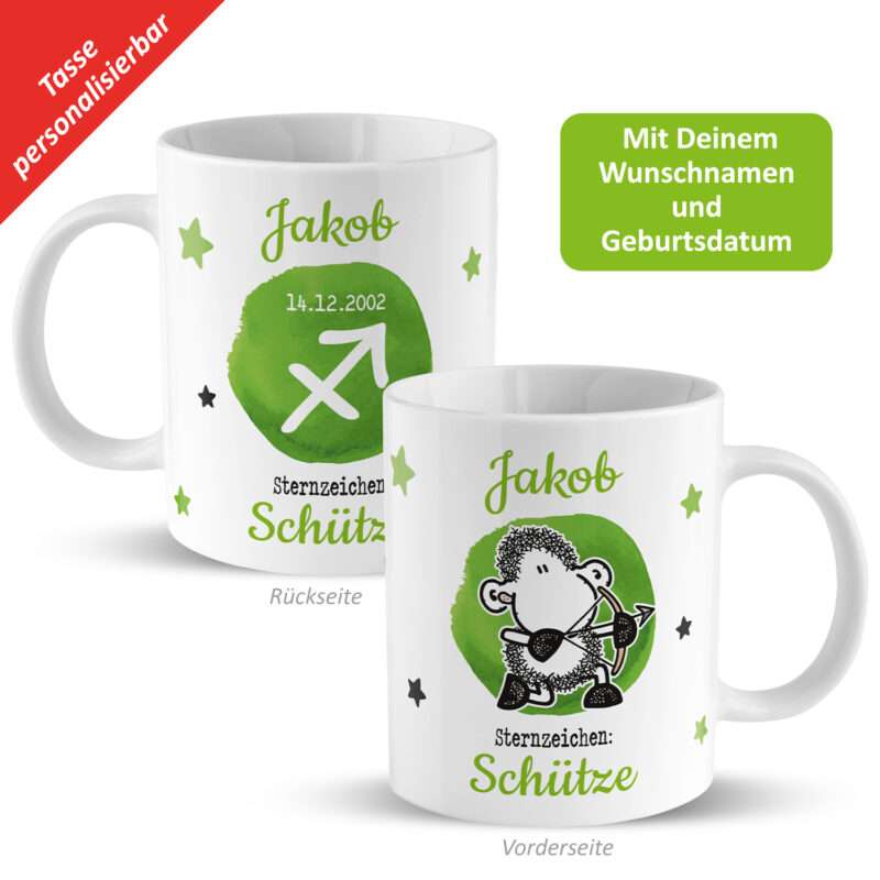Bild von   tasse mit sternzeichen schuejpg | fotogeschenkideende 🎀 Geschenke mit eigenem Foto Motiv o Text
