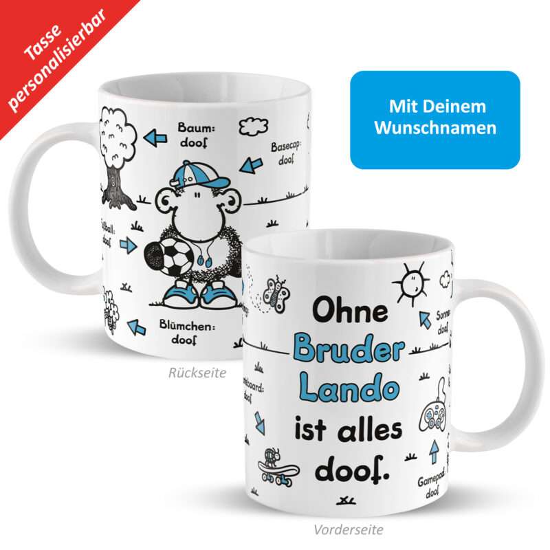 Bild von   tasse ohne bruder ist aljpg | fotogeschenkideende 🎀 Geschenke mit eigenem Foto Motiv o Text