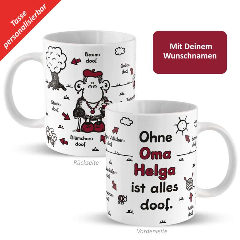 Bild von   tasse ohne oma ist allesjpg | fotogeschenkideende 🎀 Geschenke mit eigenem Foto Motiv o Text