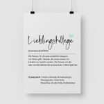 Bild von   lieblingskollege definitionjpg | fotogeschenkideende 🎀 Geschenke mit eigenem Foto Motiv o Text