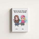 Bild von   beste freundinnen comic stylejpg | fotogeschenkideende 🎀 Geschenke mit eigenem Foto Motiv o Text