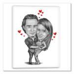 Bild von   karikatur vom foto liebe zeijpg | fotogeschenkideende 🎀 Geschenke mit eigenem Foto Motiv o Text