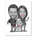 Bild von   karikatur vom foto familie mjpg | fotogeschenkideende 🎀 Geschenke mit eigenem Foto Motiv o Text