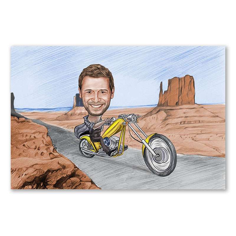 Bild von   karikatur vom foto tour im vjpg | fotogeschenkideende 🎀 Geschenke mit eigenem Foto Motiv o Text