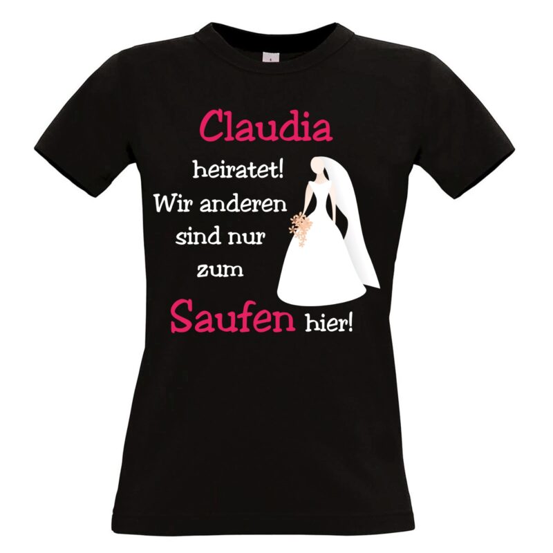 Bild von   shirt zum junggesellinenabschijpg | fotogeschenkideende 🎀 Geschenke mit eigenem Foto Motiv o Text