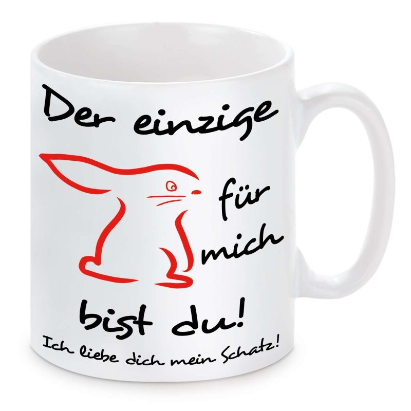Bild von   tasse modell der einzige hasejpg | fotogeschenkideende 🎀 Geschenke mit eigenem Foto Motiv o Text